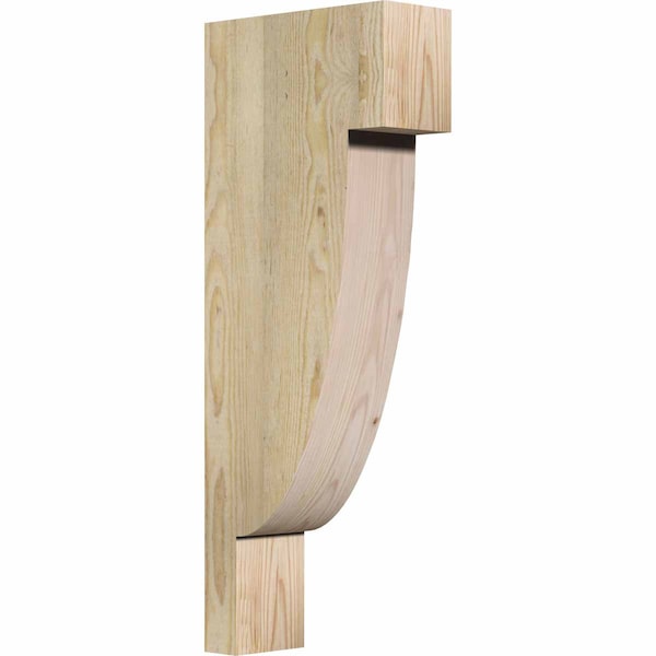 Ekena Millwork Alpine Rough Sawn Corbel, Douglas Fir, 4"W x 10"D x 26"H COR04X10X26ALP00RDF - main